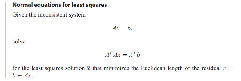 normal-equations