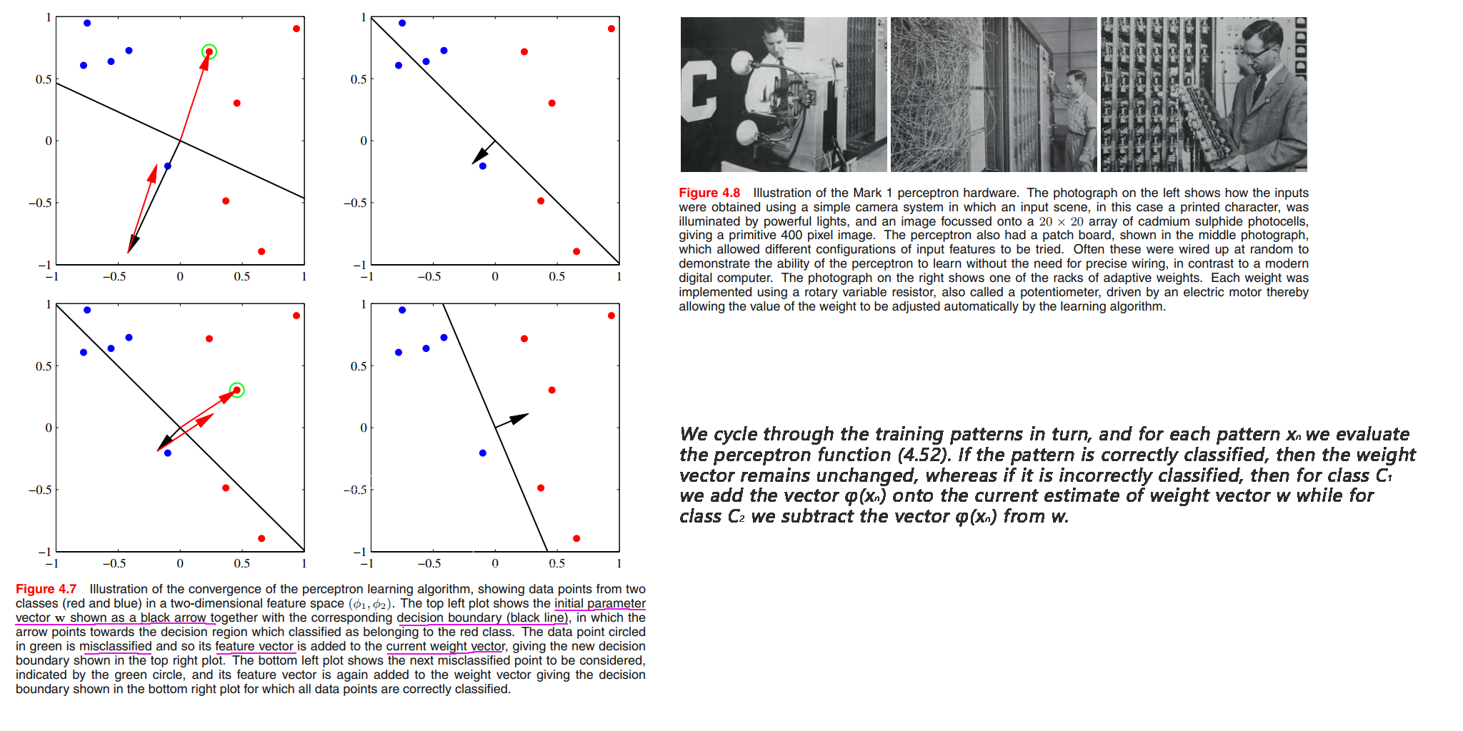 perceptron algorithm